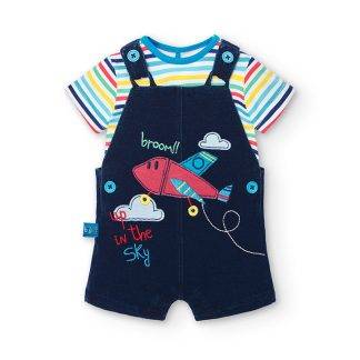 Boboli poiste komplekt t-särk ja traksipüksid, viimased suurused